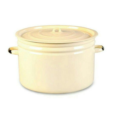 Кастрюля 12 л эмалир. без рисунка