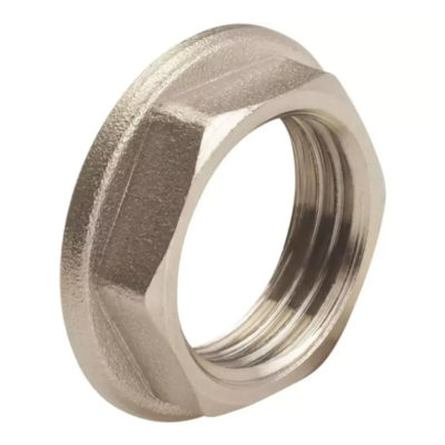 Контрогайка никель 1*1/4* с ребордой