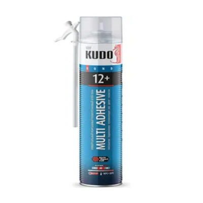 Клей-пена  "НОМЕ 12+" 870 г всесезон.для теплоизоляции и декора "KUDO"