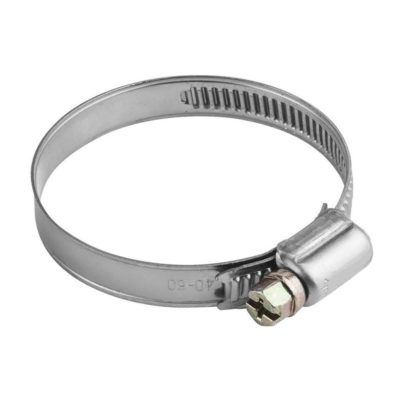 Хомут червячный стальной д. 80-100мм