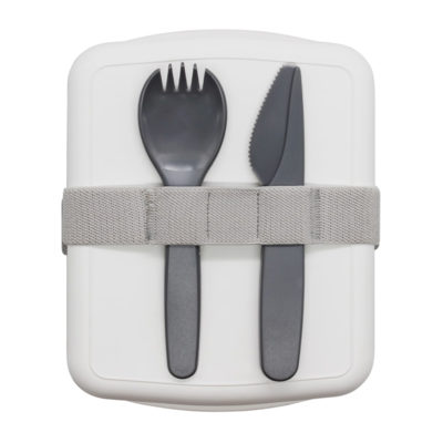 КОНТЕЙНЕР ДЛЯ ОБЕДА 227*155*70ММ. СО СТОЛОВЫМИ ПРИБОРАМИ М5552