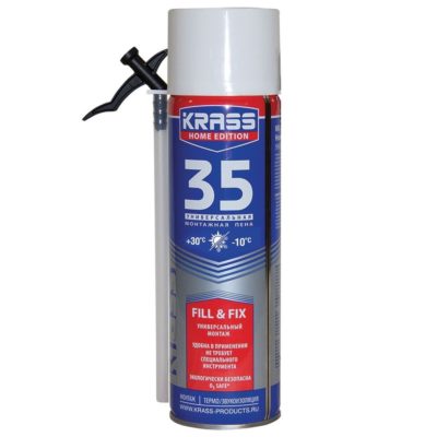 KRASS Home Edition 35 Пена монтажная всесезонная 0