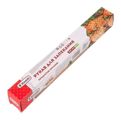 Рукав для запекания 3м*30см с 10 клипсами