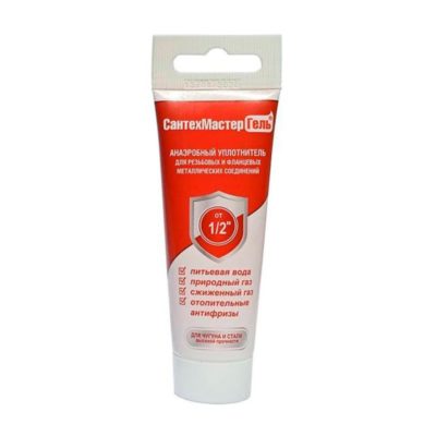 Гель сантехмастер 60гр. красный тюбик