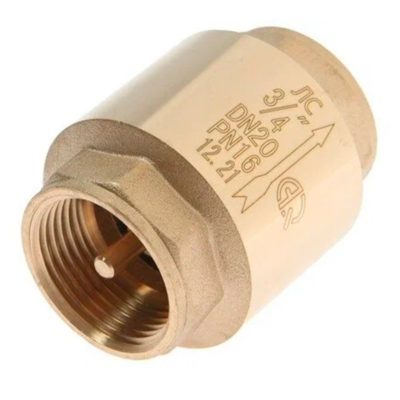 Обратный клапан 1 1/4* лат. сердечник