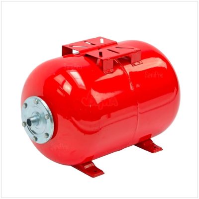 Расширительный бак 35 л с фланцем 1" горизонтальный