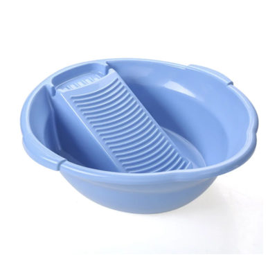 Таз пластик. 10 л со стиральной доской Хозяюшка