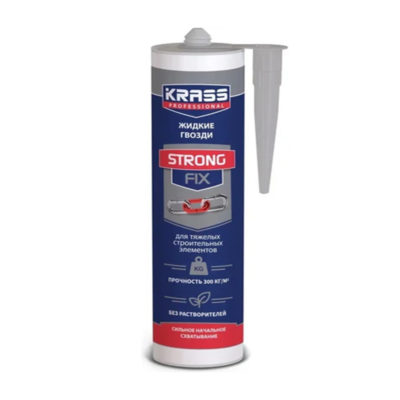 Клей KRASS ЖГ StrongFix для тяжелых элементов 280мл