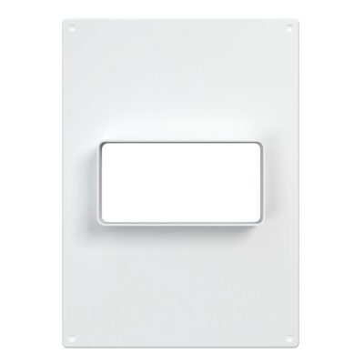 Площадка торцевая вертикальная пластик 180*250 фл 60*120