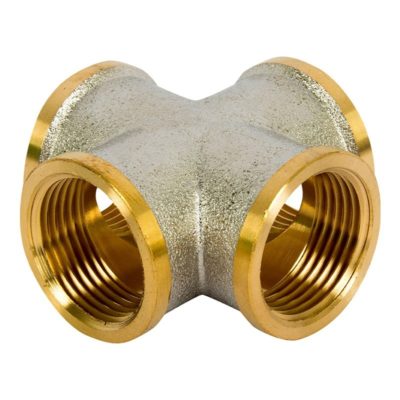 Крестовина 1/2" г/ш никелир.