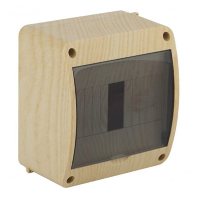 Щиток о/п на 6 мод. с вертик. двер. 125*140*85 мм сосна