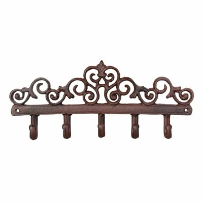 Вешалка резная металл. ручная работа 6-10крючков