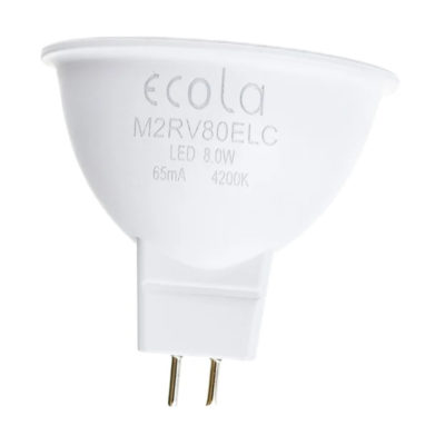 Лампа светодиод. MR16 LED 8.0W GU5.3 2800K матовое стекло 51*50 Ecola(10/100)