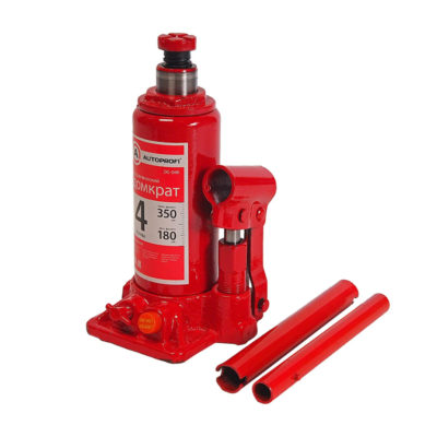 Домкрат гидравлический бутылочный 4 т