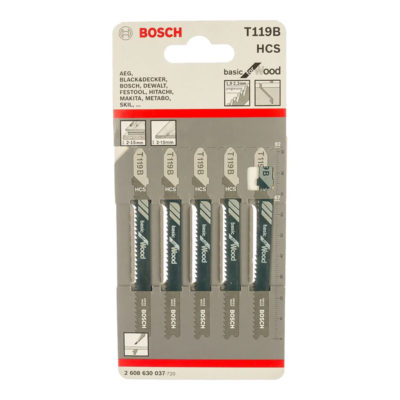 Пилки для лобзика BOSCH 119B