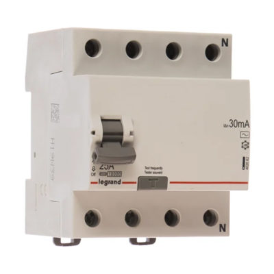 Выключатель диф.тока (УЗО) 4Р 25А тип АС Legrand