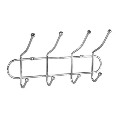Вешалка металлическая 6 крючков в ассорт