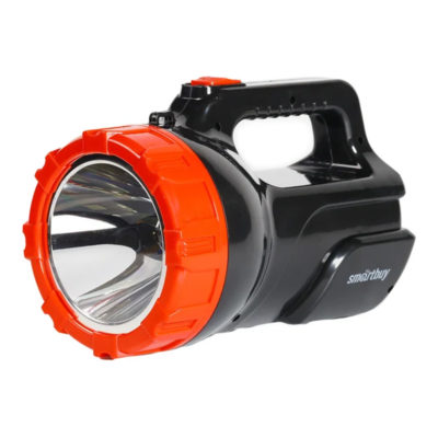 Аккумуляторный фонарь-прожектор 2в1 черный SBF-100K