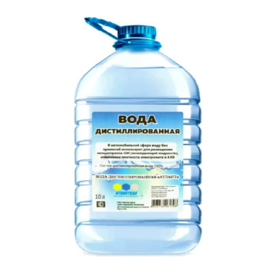 Вода дистиллированная 10 л