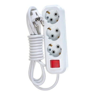 Удлинитель сетевой ПВС 3*1 3 роз.*3 м с/з Makel