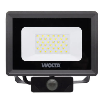 Прожектор светодиод. 30W 5700K с датчиком движения Wolta