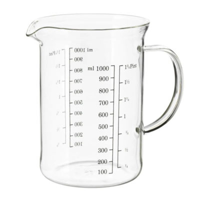 Кувшин мерный 1 л прозрачный