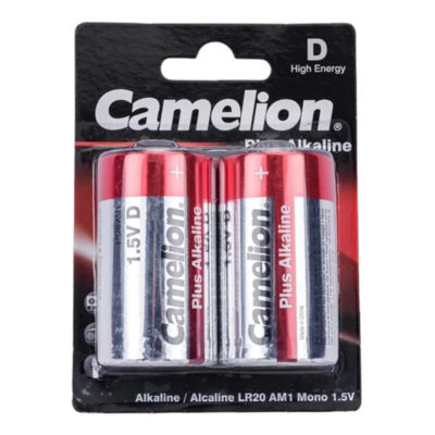 Camelion LR20 Plus Alcaline BL-2 Батарейка 1