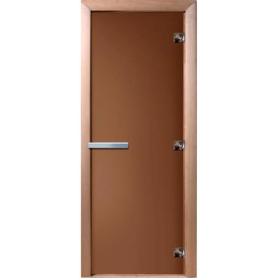 Дверь DoorWood для сауны 2000*800 (бронза