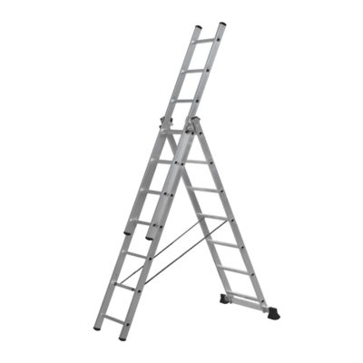 SC 3007 Лестница-стремянка алюм. 3 секц по 7 ступ. СКАЛА
