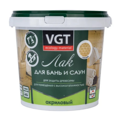 Лак акриловый для бань и саун 0
