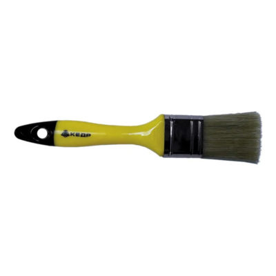 КИСТЬ ПЛОСКАЯ СМЕШАННАЯ ЩЕТИНА  №2 /50 ММ ПЛАСТ.РУЧКА  "КЕДР"  045-5820