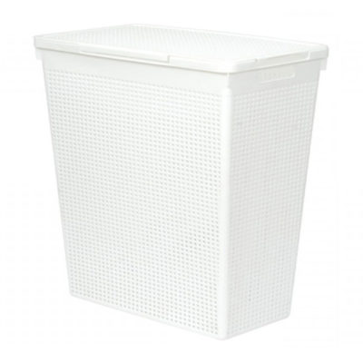 Корзина для белья 50 л прямоугольная