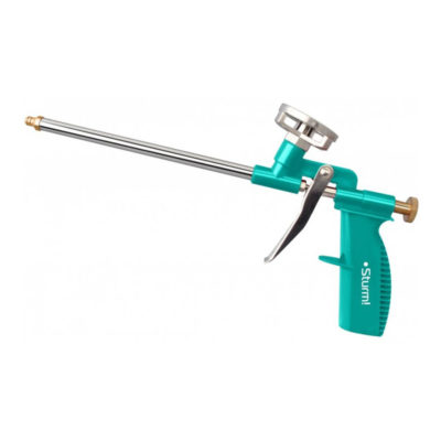 Пистолет для монтаж. пены пласт. ручка рег.винт желез. курок Sturm