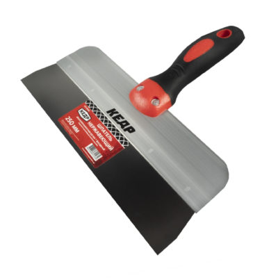 ШПАТЕЛЬ ФАСАДНЫЙ НЕРЖАВ. 250 ММ ДВУХКОМП. РУЧКА  "КЕДР"