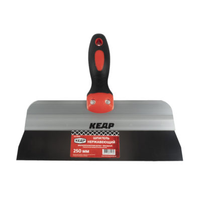 ШПАТЕЛЬ ФАСАДНЫЙ НЕРЖАВ. 300 ММ ДВУХКОМП. РУЧКА  "КЕДР"