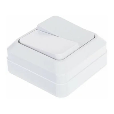 Выключатель 2ОП белый ОЛИМП UNIVersal (10/200)