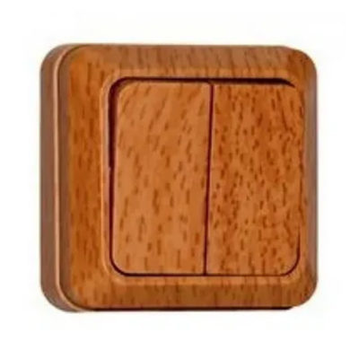 Выключатель 2ОП бук ОЛИМП UNIVersal (10/100)