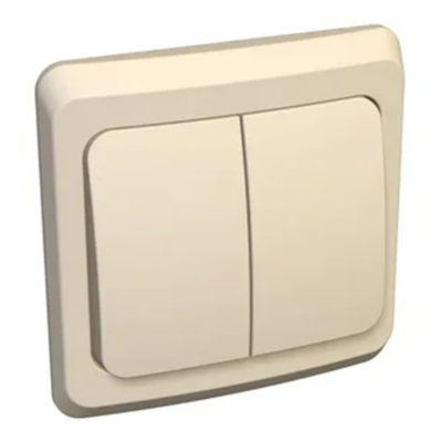 Выключатель 2ОП кремовый Этюд Schneider Electric (25/200)