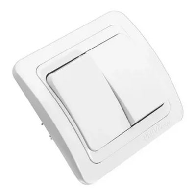 Выключатель 2СП белый ВАЛЕРИ UNIVersal (10/200)