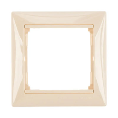 Рамка 1 постовая слоновая кость Valena Legrand (10/100)