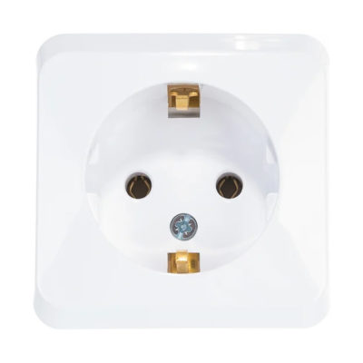 Розетка 1ОП с/з белая Этюд Schneider Electric (17/136)