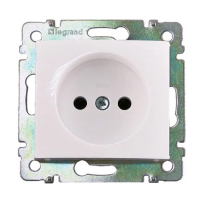 Розетка 1СП б/з белая (механизм) Valena Legrand (10/100)