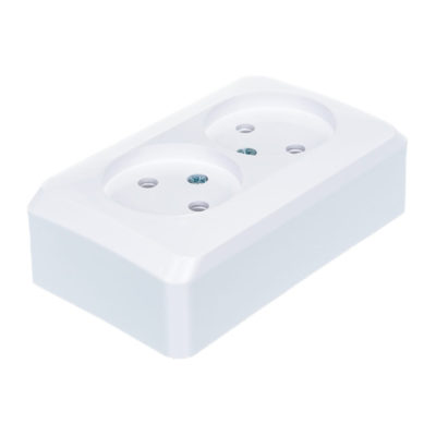 Розетка 2ОП б/з белая Этюд Schneider Electric (16/128)