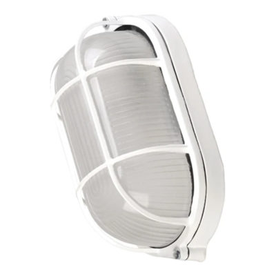 Светильник 100Вт овал белый IP54 (1/10)