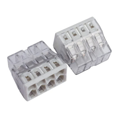 Зажим безвинтовой 2273-248  с пастой (50 шт. в уп.) Wago