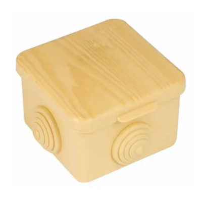 Коробка распаячная 65х65х50 текстура сосна