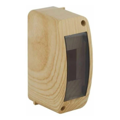 Щиток о/п на 2 мод. с вертик. двер. 55х140х85мм сосна на светлой основе IP40 ТУСО (1/54)