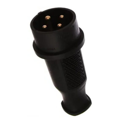 Вилка трехфазная 3Р+Е 3х32А 380V (каучук) Lezard (1/72)