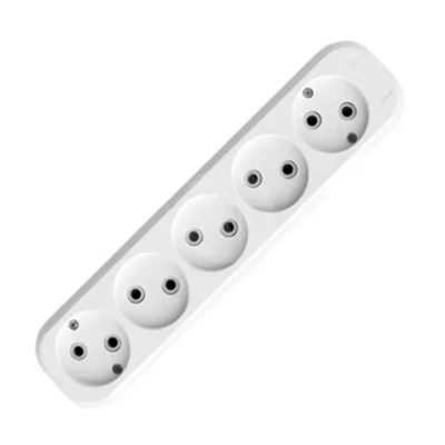 Колодка удлинителя 5 гн. б/з АБС- пластик UNIVersal (1/60)