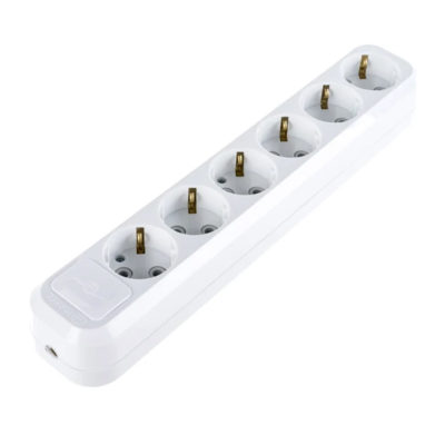 Колодка удлинителя 6 гн с/з Makel (15/60)